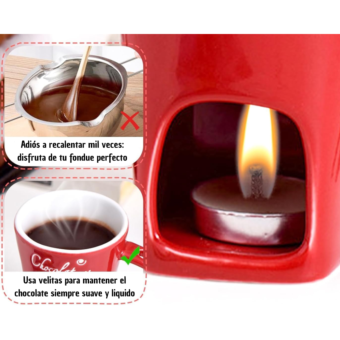 Mini-Fondue para Derretir Chocolate